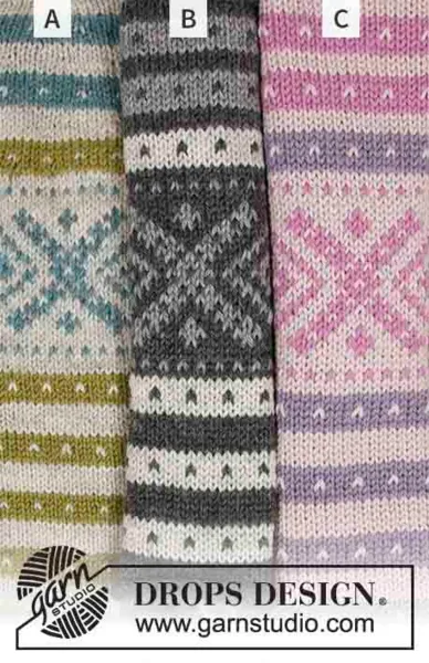 180-23 Nova Scotia Toes by DROPS Design
